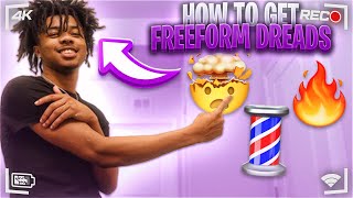 How To Get FREEFORM DREADS in 10 minutes Tutorial Easiest Method [upl. by Erdnaid348]