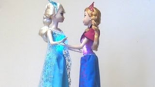 ELSA AND ANNA FROZEN Disney Musical Dolls 🌺TOGETHER Singing 💙 [upl. by Teresa]