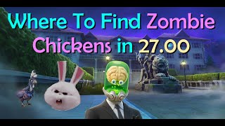 Where To Find Zombie Chickens in 2700  Fortnite StW [upl. by Awhsoj897]