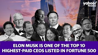 Fortune 500 lists the top 10 highest paid CEOs [upl. by Astred]