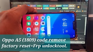 Oppo A5 cph1809 factory reset frp just one click [upl. by Nerdna]