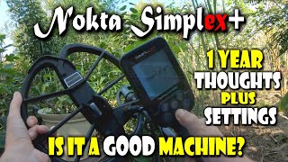 Nokta Makro Simplex Metal Detector  My Thoughts and Opinions After 1 Year of Use Metal Detecting [upl. by Michelle133]