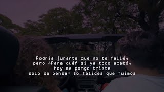 AUNQUE YA NO ESTÉS AQUÍ  FMK LETRA [upl. by Kovacs]