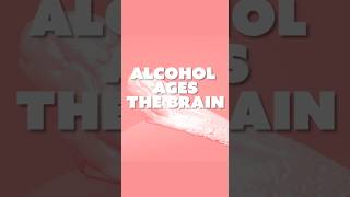 🧠 Alcohol Ages The Brain  sober sobriety sobercurious sobermovement betterhealth [upl. by Suckow478]