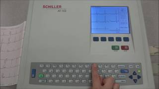 Schiller Cardiovit AT102 Basic Functions [upl. by Guadalupe975]