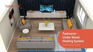 Fastwarm Under Wood Electric Underfloor Heating Install Guide [upl. by Kassey]