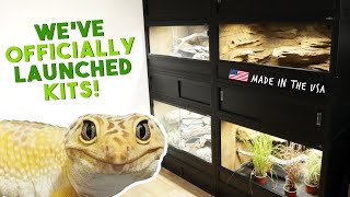 The OFFICIAL Leopard Gecko STARTER KIT  How To Build amp Decorate [upl. by Enalb]