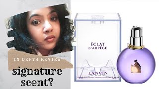 Lanvin Eclat Darpege Fragrance Review  Soumya Midhun [upl. by Peggie]