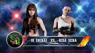 WWE 2K Stardom Io Shirai vs Risa Sera [upl. by Wedurn]