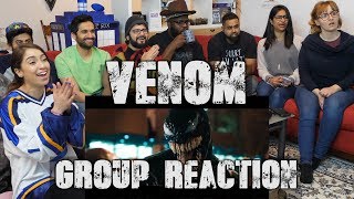 VENOM  Official Trailer Group Reaction [upl. by Sera307]