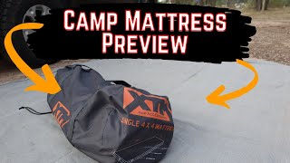 XTM 4x4 Self Inflating Single Mattress First Impression [upl. by Sadella648]