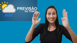 Previsão do tempo em Libras [upl. by Polinski]