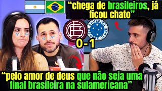 O CRUZEIRO TRAUMATIZOU OS ARGENTINOS quotOS BRASILEIROS NOS DEIXAM AMARGO NA BOCAquot cruzeiro 1 lanus 0 [upl. by Nikal891]