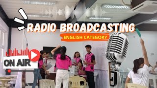 Radio Broadcasting English Category College of Tourism and Hospitality Management KUMBATI CSUCC [upl. by Adianes]