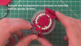 3D Printed Mini TriaxialTourbillon Assembly [upl. by Cuthbertson]