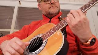 Danmark nu blunder den lyse nat guitar [upl. by Arakihc]