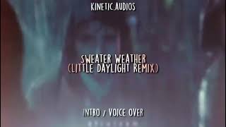 Sweater Weather Edit Audio [upl. by Groot]