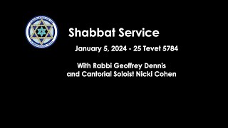 Shabbat Service  January 5 2023 [upl. by Winograd]