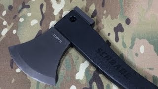 Schrade SCAXE2L  Extreme Survival Axe New Fullsized Camping amp Wilderness Survival Axe [upl. by Nulubez]