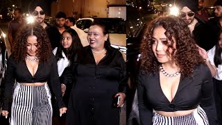 Neha Kakkar Arrived Holding Mother Hand At Sibling Tony Jr New Song GANGSTER Launch [upl. by Callan110]