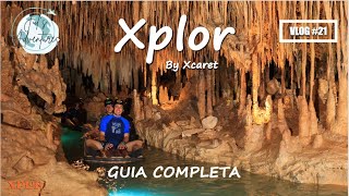 Xplor by Xcaret  GUIA COMPLETA 2024 Tirolesas Anfibios Nado en Río estalactitas vlog21 4K [upl. by Elwaine]