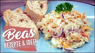 Krautsalat Rezept  Perfekter Coleslaw  Amerikanischer Weißkrautsalat [upl. by Caroline]