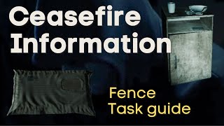 New Tarkov Event  Ceasefire  Information  Fence guide ALL LOCATIONS [upl. by Osner456]