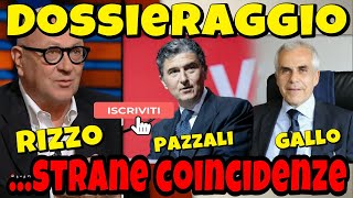 VIDEO Il giornalista Rizzo durissimo sul caso dossieraggio e nota uno strano filo conduttore [upl. by Adena]