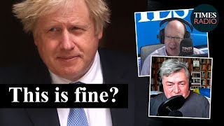 Is Boris Johnson’s partygate fine like a parking ticket  Danny Finkelstein David Aaronovitch [upl. by Seiuqram]