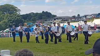 Liskeard Show 2024 Torpoint Sea Cadets Band Marching Display [upl. by Leclair]