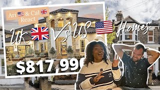 Brit and American React to UK vs US Homes [upl. by Annawik]