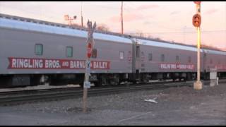 Ringling Brothers Circus Train  Bethlehem PA [upl. by Reisfield]