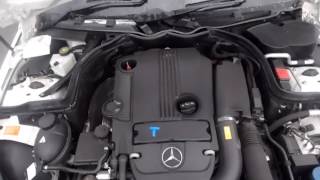 M20138  MERCEDES W204 C200CGI M271860 18L TURBO PETROL 4CYL SEDAN 2010 ENGINE TESTING [upl. by Ogg960]