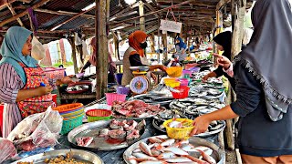 Betong Thailand Morning Market  Pasar Pagi Betong  Halal Foods streetfood [upl. by Anitaf]