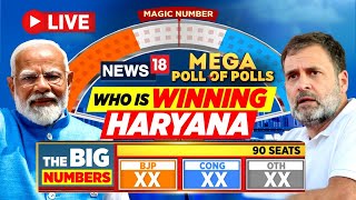 Haryana Exit Poll Results 2024 LIVE  Haryana Assembly Elections 2024  Haryana Elections Exit Polls [upl. by Guarino389]