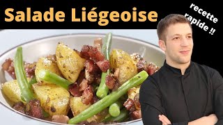 La vraie SALADE LIÉGEOISE recette rapide [upl. by Kraul]