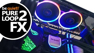 Be Quiet Pure Loop 2 FX AIO Liquid CPU Cooler Unboxing amp Installation [upl. by Auohs]