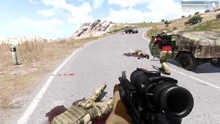 Arma 3 INTENSE FIREFIGHT [upl. by Budworth]