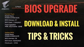 Gigabyte B560M AORUS Elite BIOS Update Full Process from Download to Install with Tips amp Precaution [upl. by Maddi232]