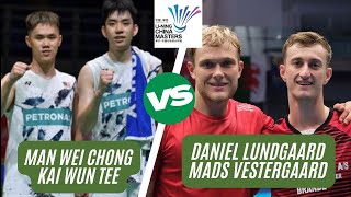 MAN Wei Chong Kai Wun TEE vs Daniel LUNDGAARD Mads VESTERGAARD  LINING China Masters 2024 R32 [upl. by Ennairek]