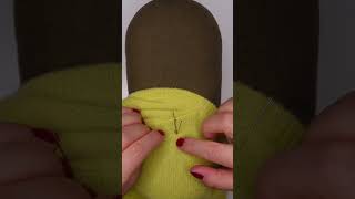 darning a hole in a cashmere sweater  before and after [upl. by Asinet]