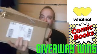 comic giveaway wins from whatnot comics comic whatnot giveaway [upl. by Ewold]