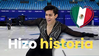 ⛸Quién es Donovan Carrillo patinador mexicano haciendo historia en Beijing 2022 BIOGRAFÍA [upl. by Sakmar]