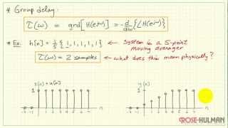 Tutorial Group delay [upl. by Marler]