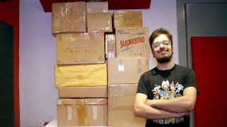 UNBOXING DE PAREDÃO DE CAIXAS DE BRINQUEDOS NOSTÁLGICOS PT 24 [upl. by Elmaleh]