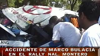 Accidente Marco Bulacia en el Rally Montero 2011 [upl. by Frederich]