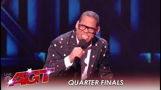 Greg Morton Master Impressionist Does Famous Movie Impressions  Americas Got Talent 2019 [upl. by Elleirua]