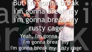 Soundgarden  Rusty Cage With Lyrics [upl. by Harbison]