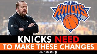 Knicks MUST MAKE These Changes After BLOWOUT Loss vs Celtics [upl. by Aissatan494]