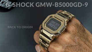 BACK TO ORIGIN  CASIO GSHOCK GMWB5000GD9 [upl. by Marigolda]